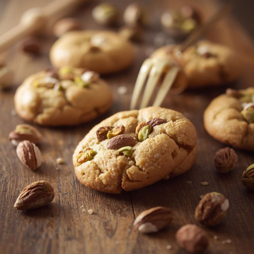 Salted Honey Pistachio Cookies Recipe