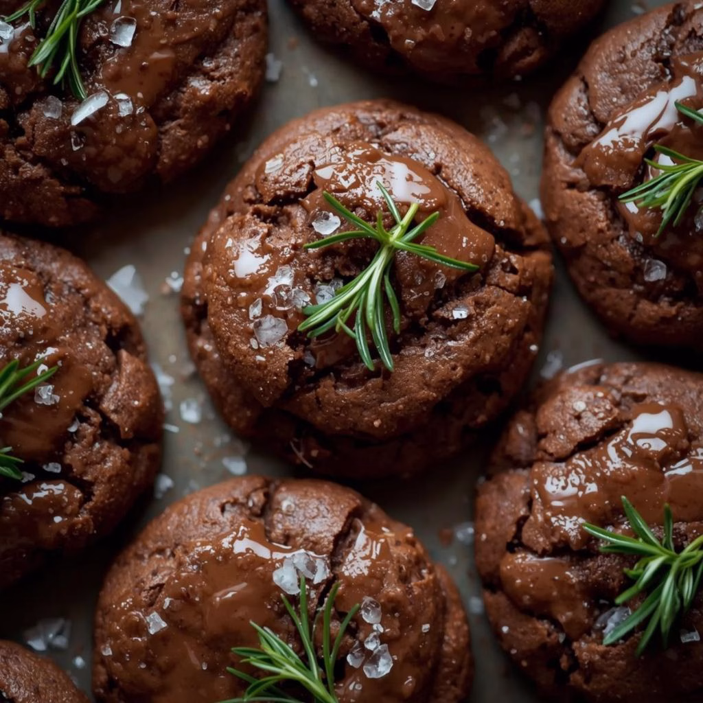 Salted Rosemary & Chocolate Cookies Recipe