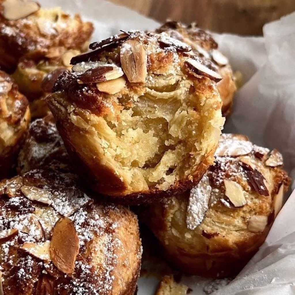 Sourdough Almond Cruffins Recipe