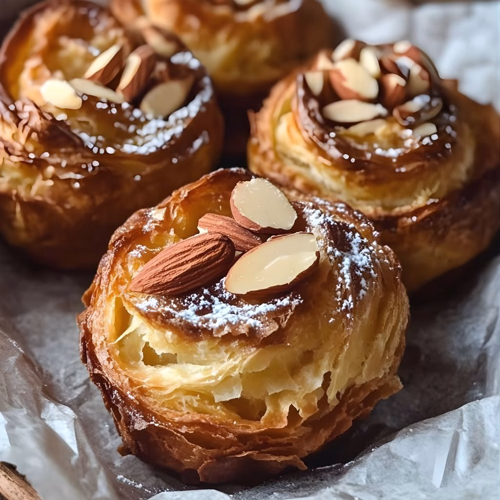 Sourdough Almond Cruffins Recipe
