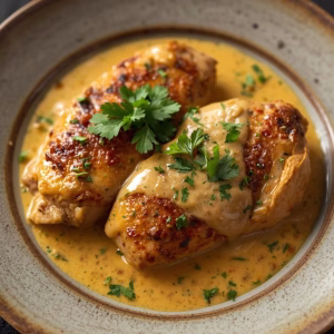 Spanish Chicken in Creamy Mustard Sauce Recipe