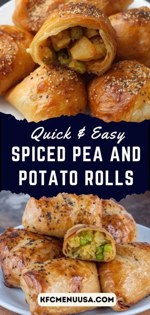 Spiced Pea and Potato Rolls Recipe