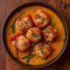 Spicy Coconut Curry Scallops Recipe