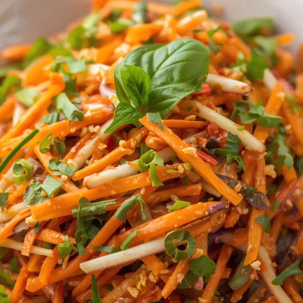 Spicy Thai Basil Slaw Recipe