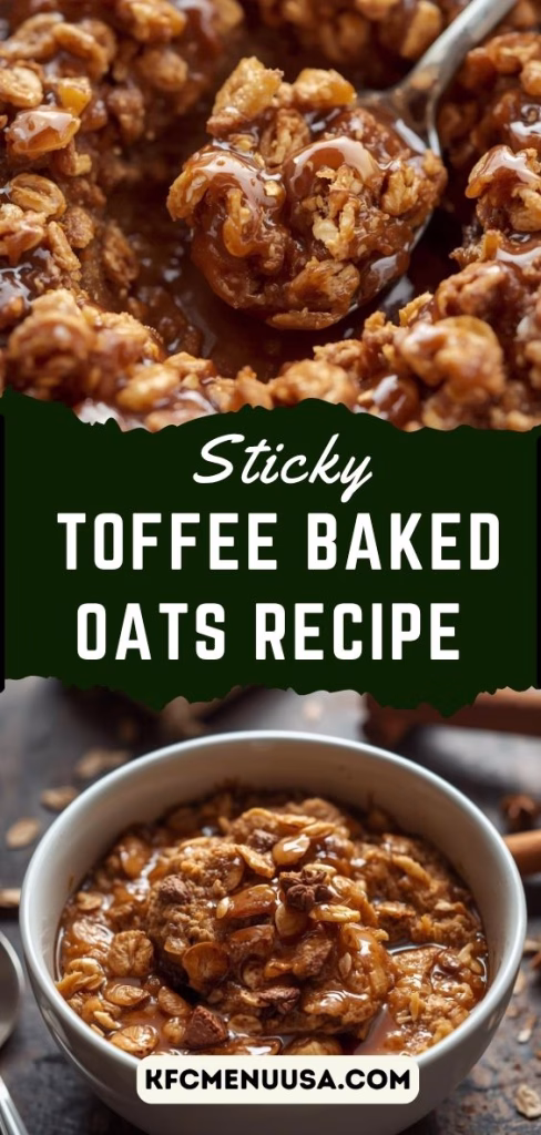 Sticky Toffee Baked Oats Recipe