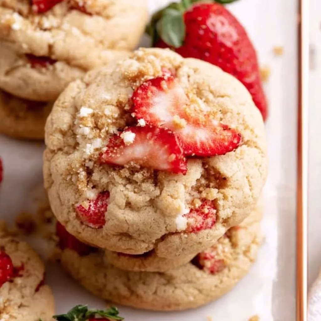 Strawberry Shortcake Cookies Recipe