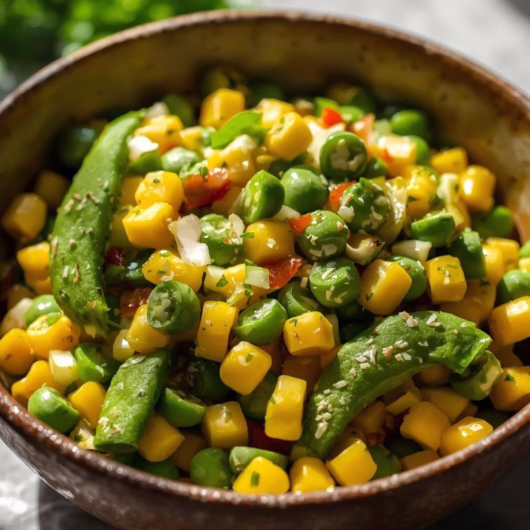 Sugar Snap Pea and Corn Salad Recipe
