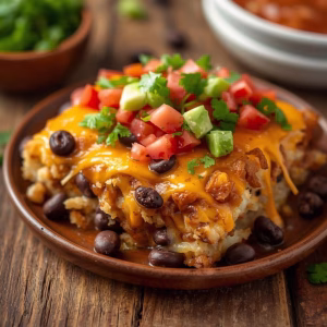 Taco Crock Pot Hashbrown Casserole Recipe