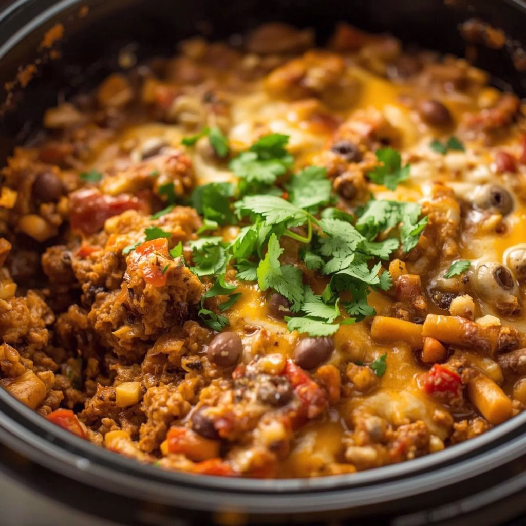 Taco Crock Pot Hashbrown Casserole Recipe