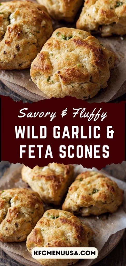 Wild Garlic & Feta Scones Recipe