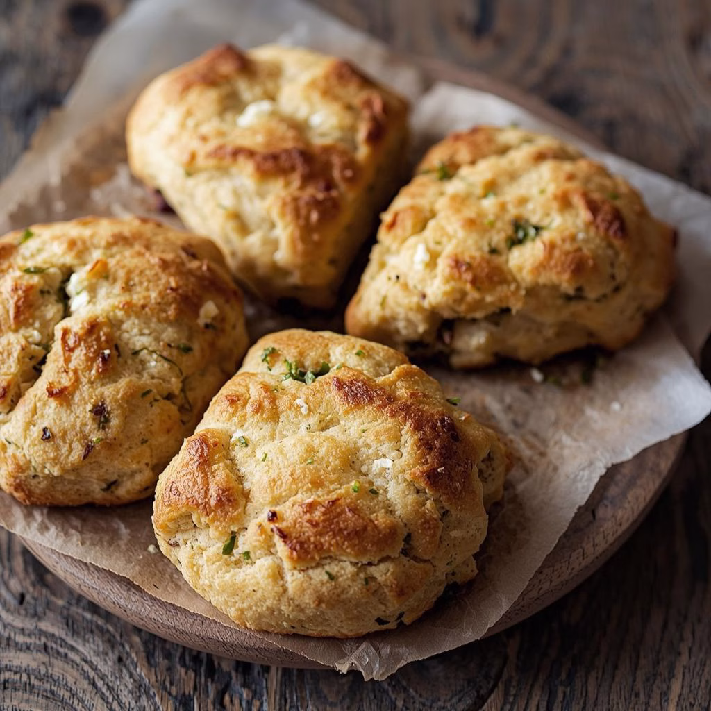 Wild Garlic & Feta Scones Recipe