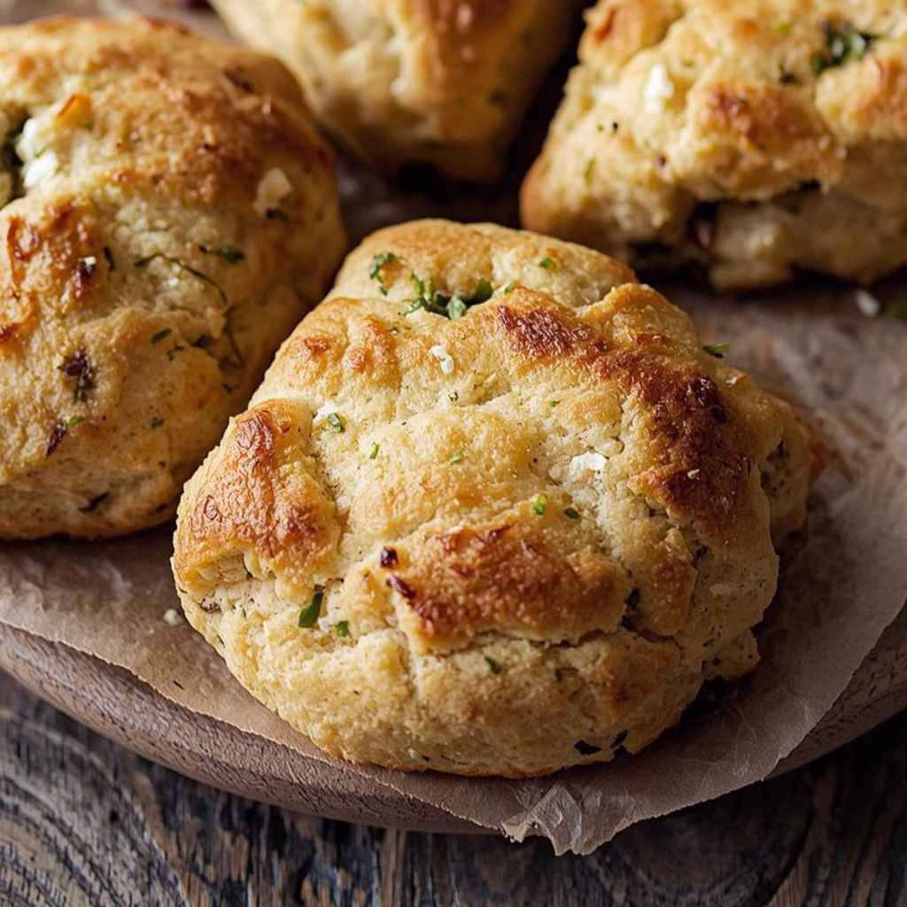 Wild Garlic & Feta Scones Recipe