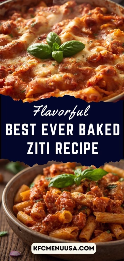 Best Ever Baked Ziti Recipe