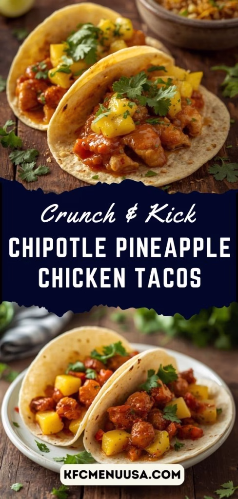 Chipotle Pineapple Chicken Tacos Recipe
