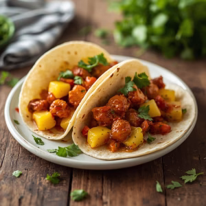 Chipotle Pineapple Chicken Tacos Recipe