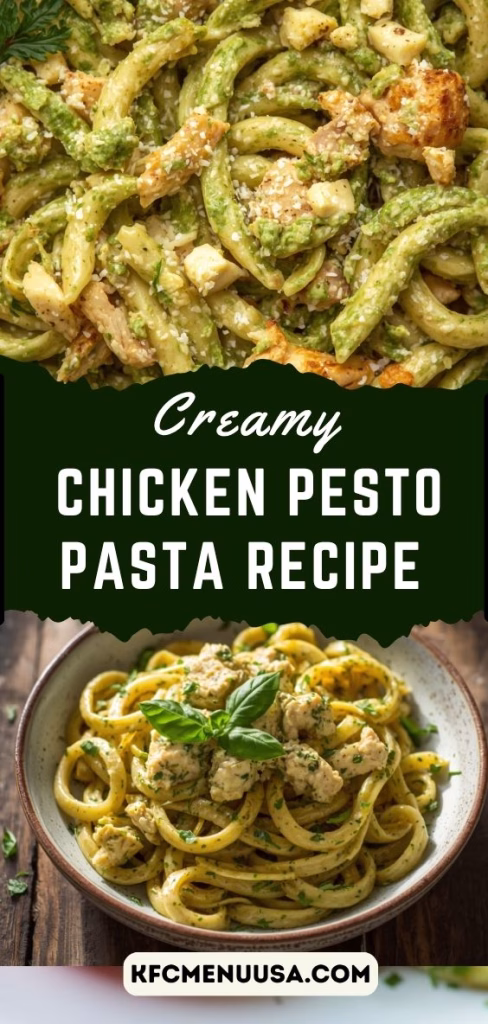 Creamy Chicken Pesto Pasta Recipe