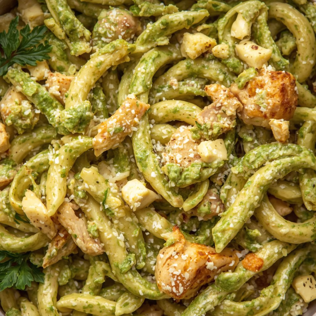 Creamy Chicken Pesto Pasta Recipe