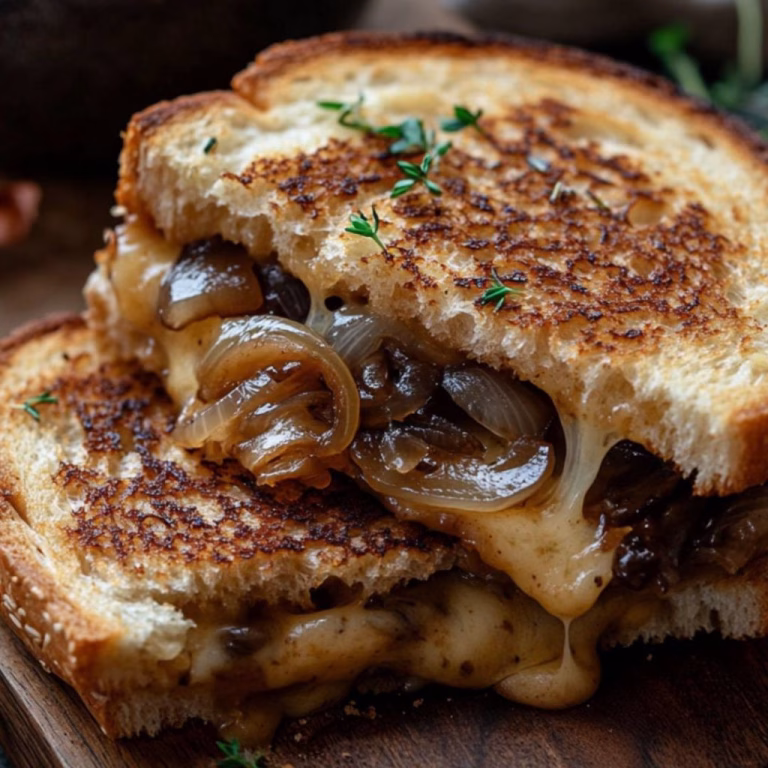 French Onion Grilled Cheese Sandwich Recipe