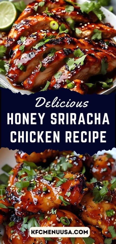 Honey Sriracha Chicken Recipe