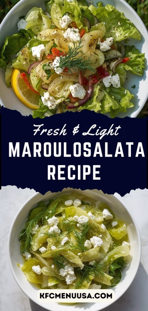 Maroulosalata Recipe