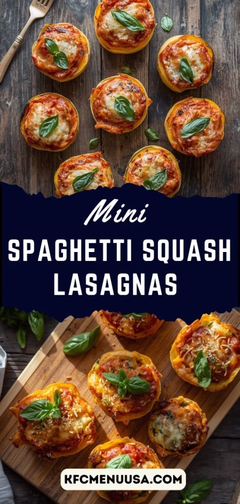 Mini Spaghetti Squash Lasagnas Recipe