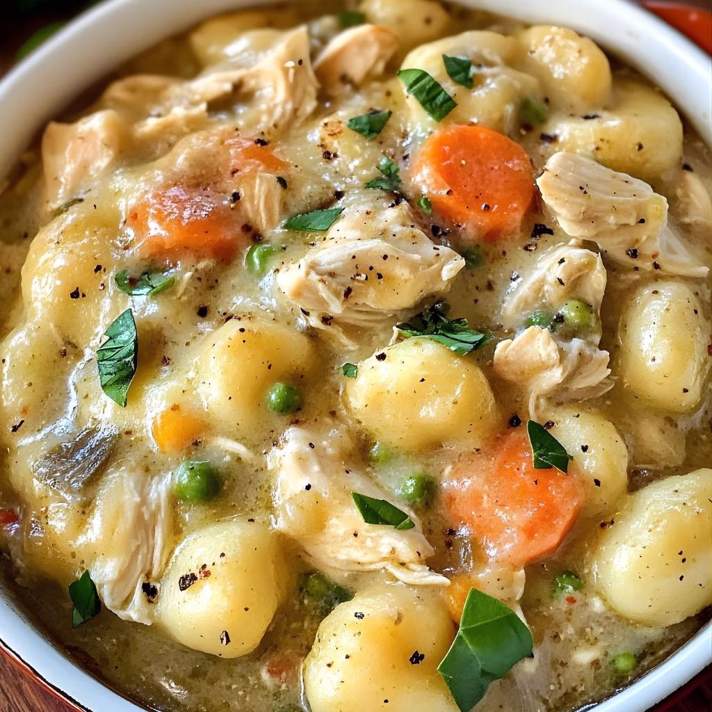 One Pot Gnocchi Chicken Pot Pie Recipe