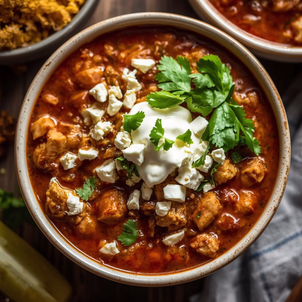 Slow Cooker Buffalo Chicken Chili Recipe