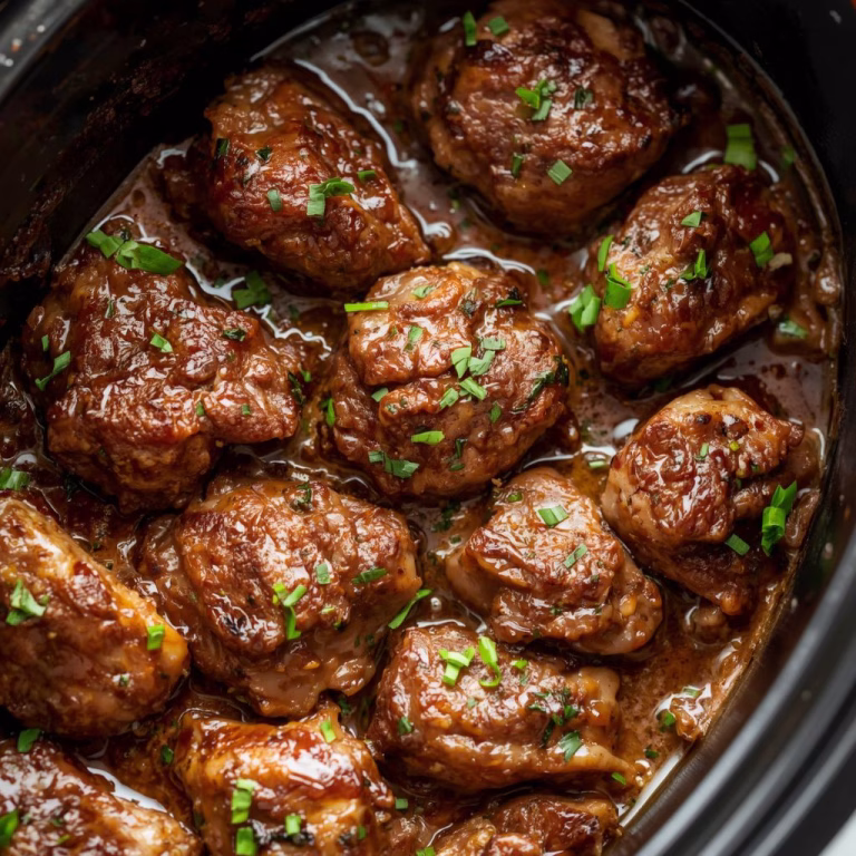 Slow Cooker Steak Bites Recipe