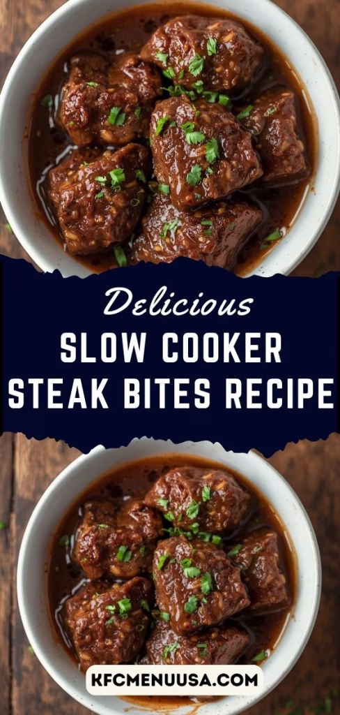 Slow Cooker Steak Bites Recipe