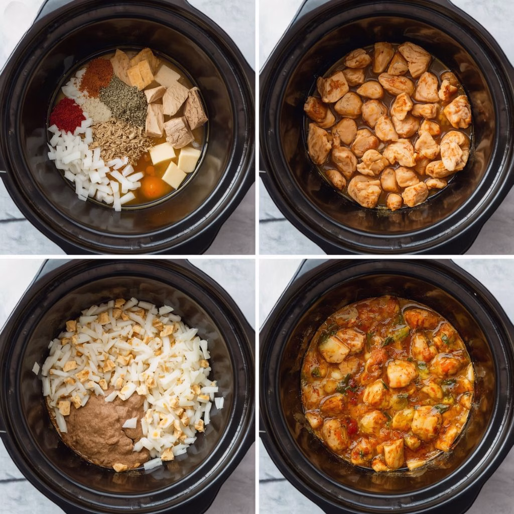 Slow Cooker Thai Peanut Chicken Recipe
