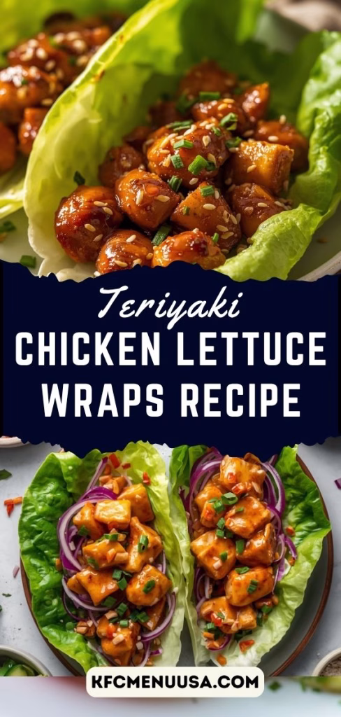 Teriyaki Chicken Lettuce Wraps Recipe