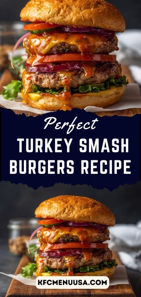 Turkey Smash Burgers Recipe