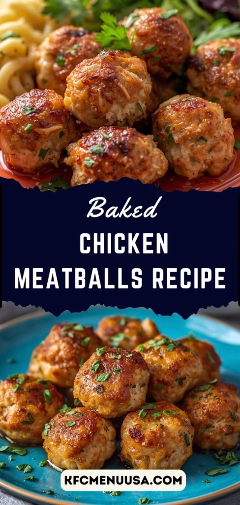 Baked Chicken Meatballs Recipe