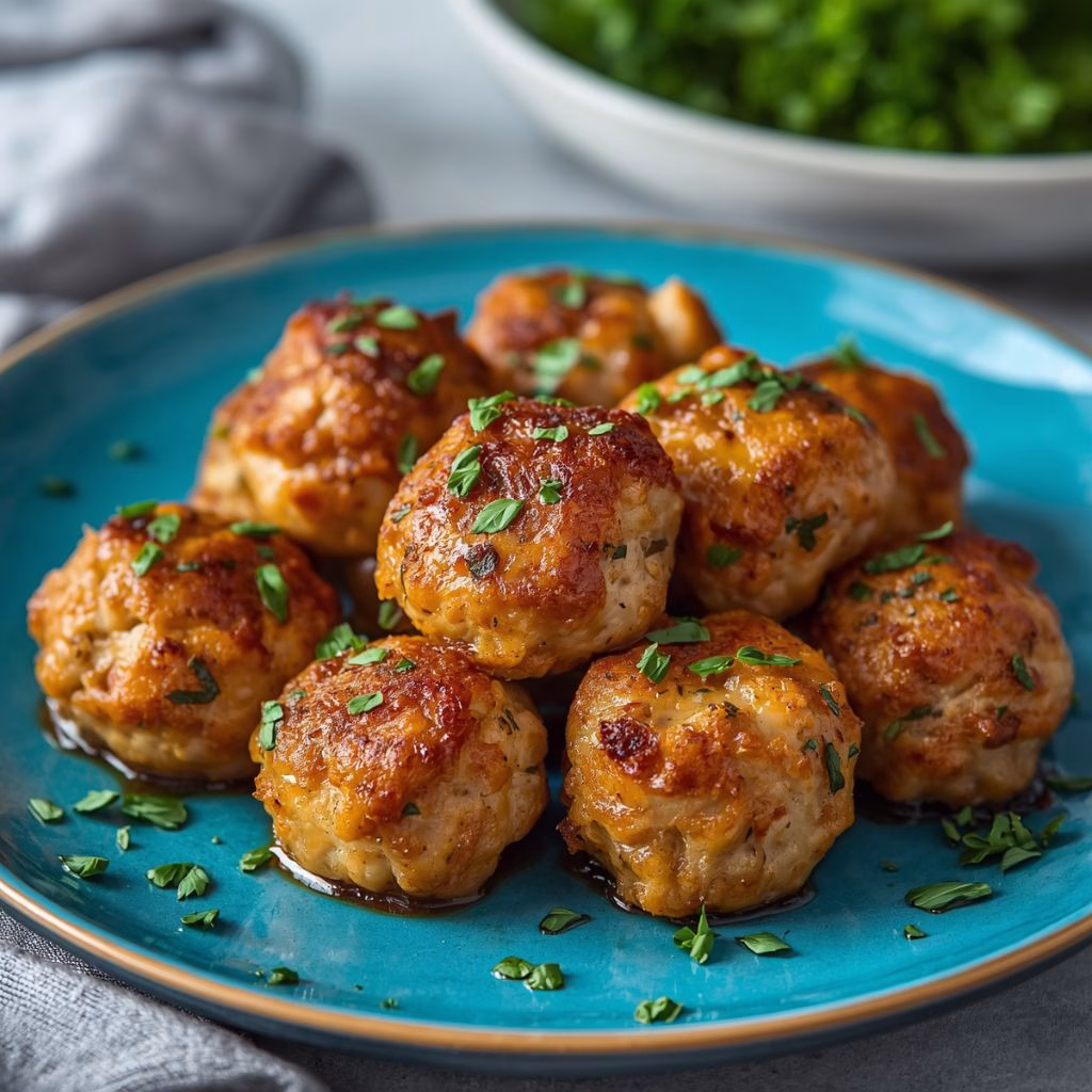 Baked Chicken Meatballs Recipe