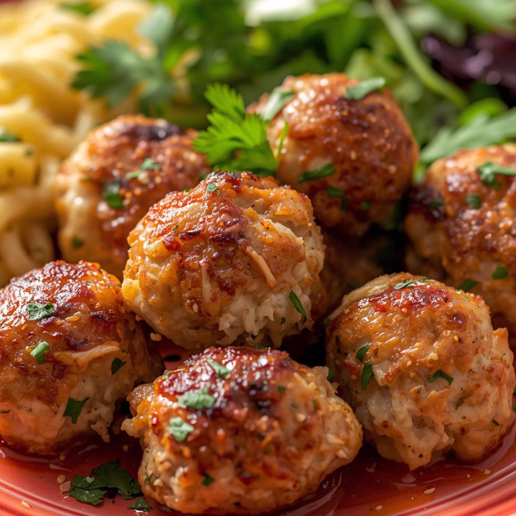 Baked Chicken Meatballs Recipe