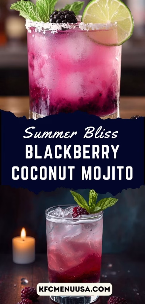 Blackberry Coconut Mojito Recipe