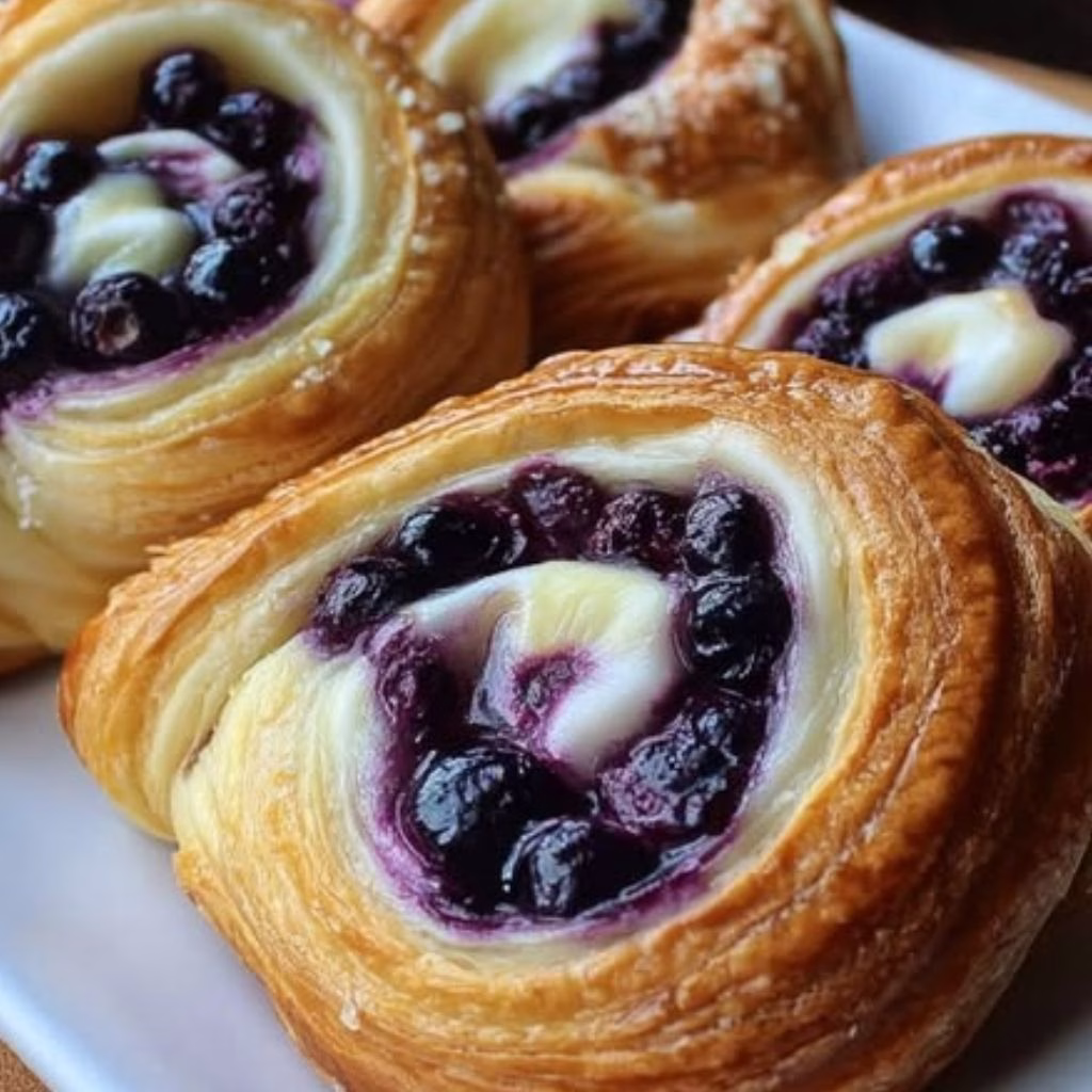Blueberry Cream Cheese Danish Recipe
