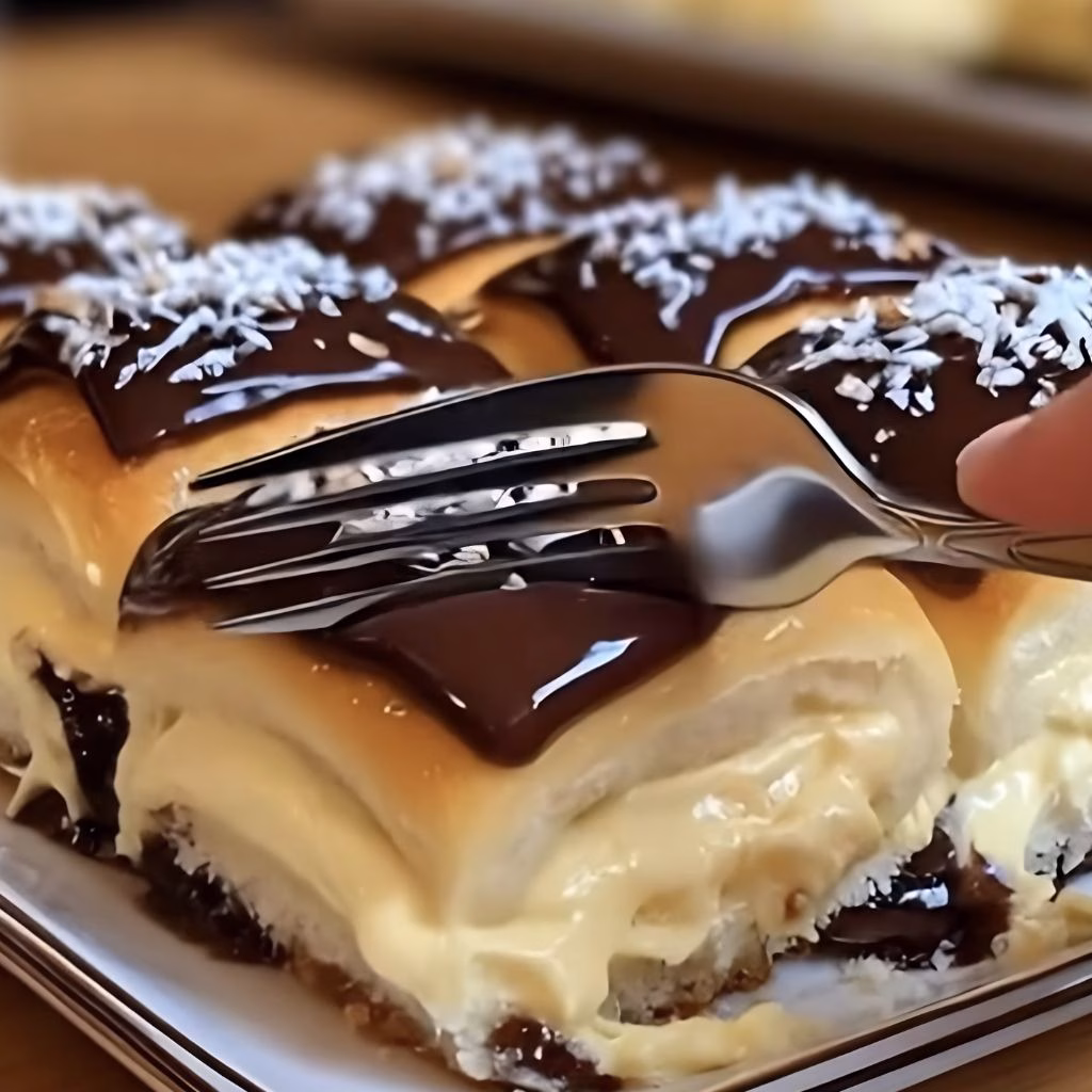 Boston Cream Pie Stuffed Hawaiian Rolls Recipe