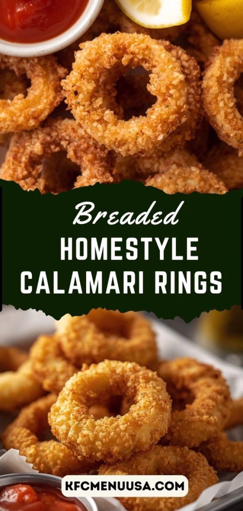 Breaded Homestyle Calamari Rings Recipe