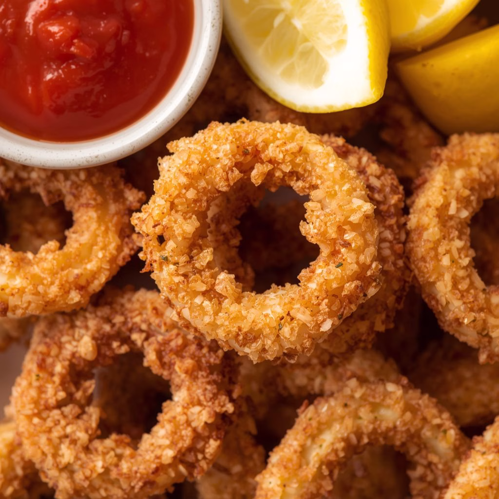 Breaded Homestyle Calamari Rings Recipe