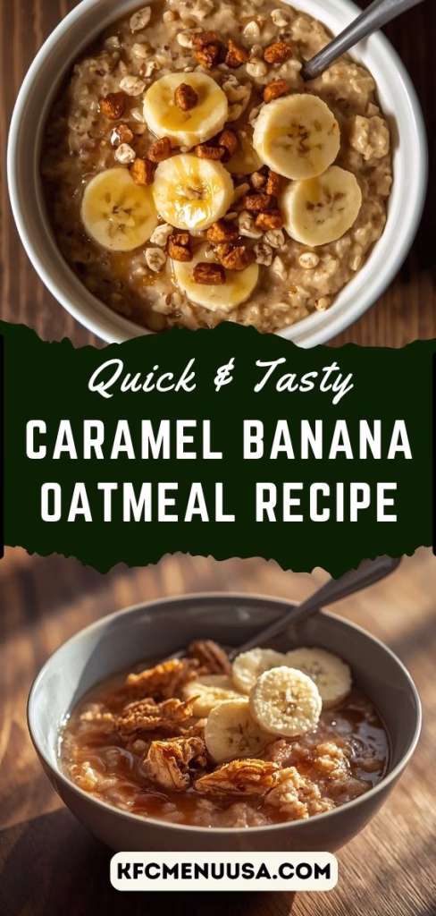 Caramel Banana Oatmeal Recipe