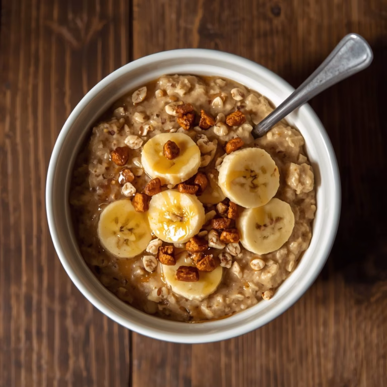 Caramel Banana Oatmeal Recipe