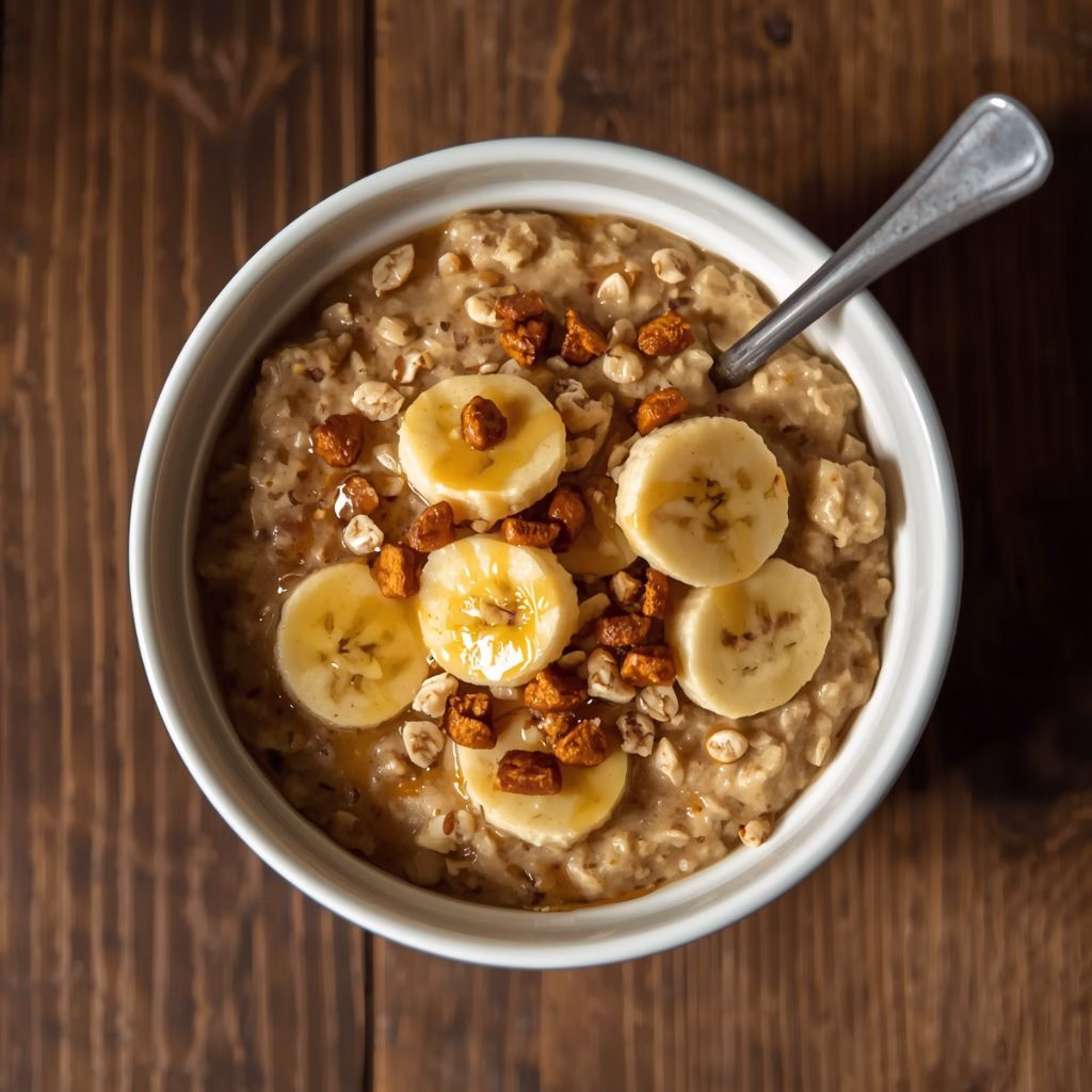 Caramel Banana Oatmeal Recipe