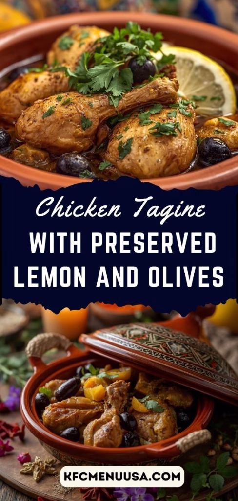 Chicken Tagine With Preserved Lemon and Olives Recipe