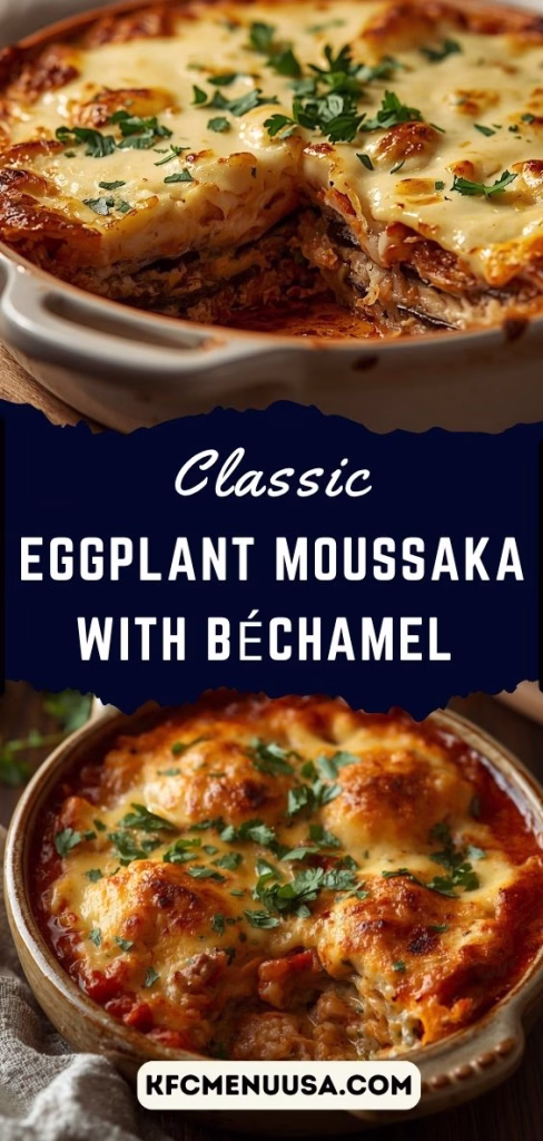 Classic Eggplant Moussaka with Béchamel Recipe