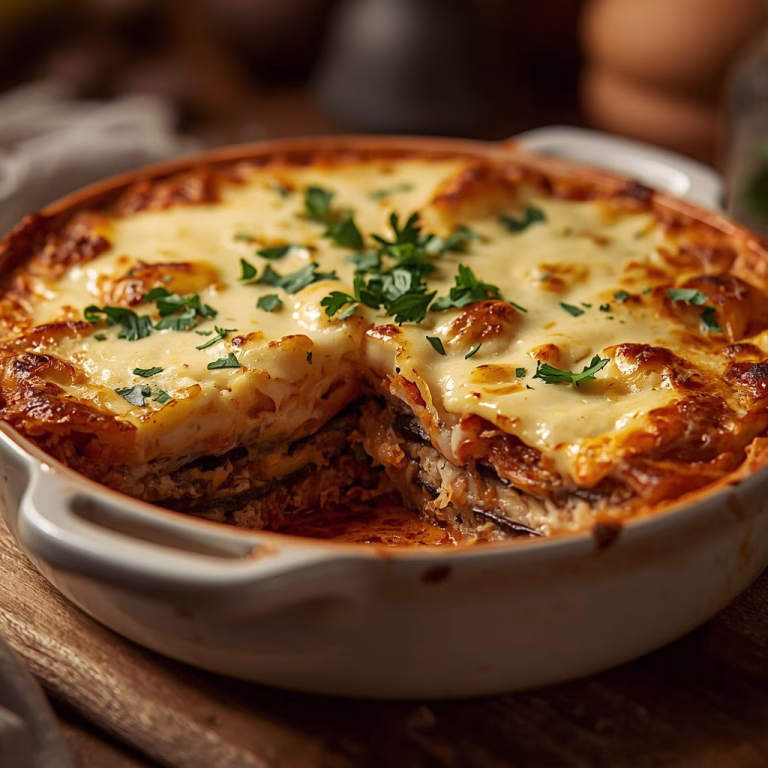 Classic Eggplant Moussaka with Béchamel Recipe