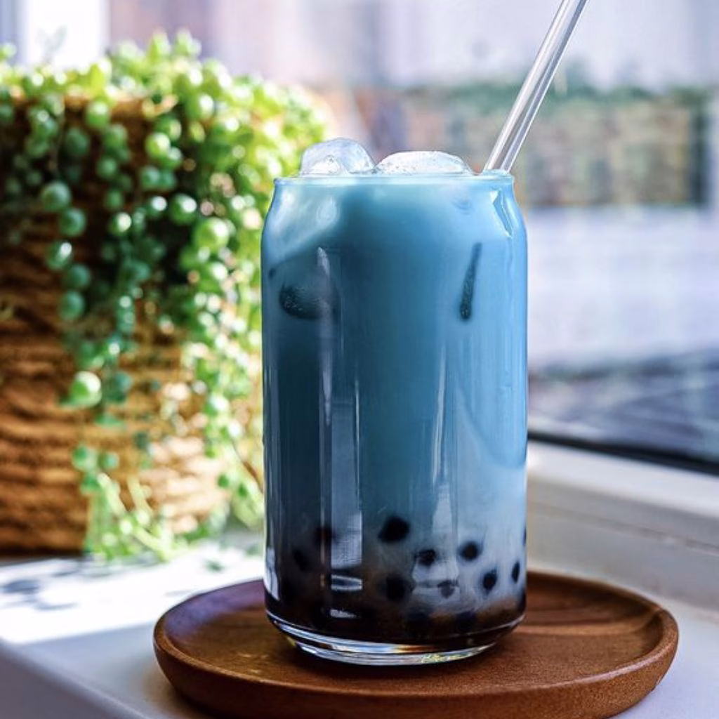 Coconut Butterfly Pea Boba Tea Recipe
