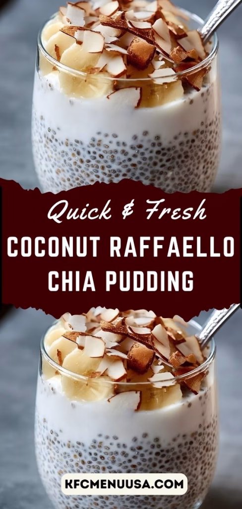 Coconut Raffaello Chia Pudding Recipe
