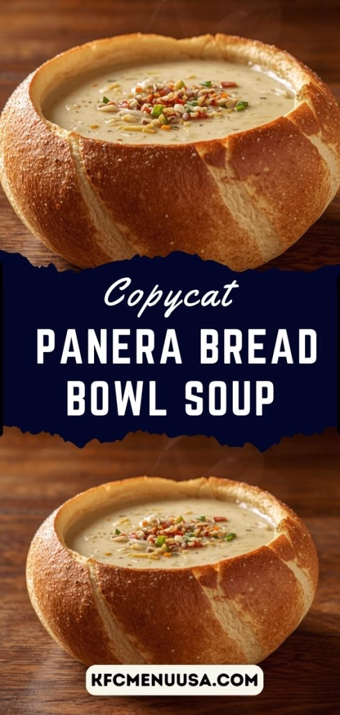 Copycat Panera Bread Bowl Soup Recipe