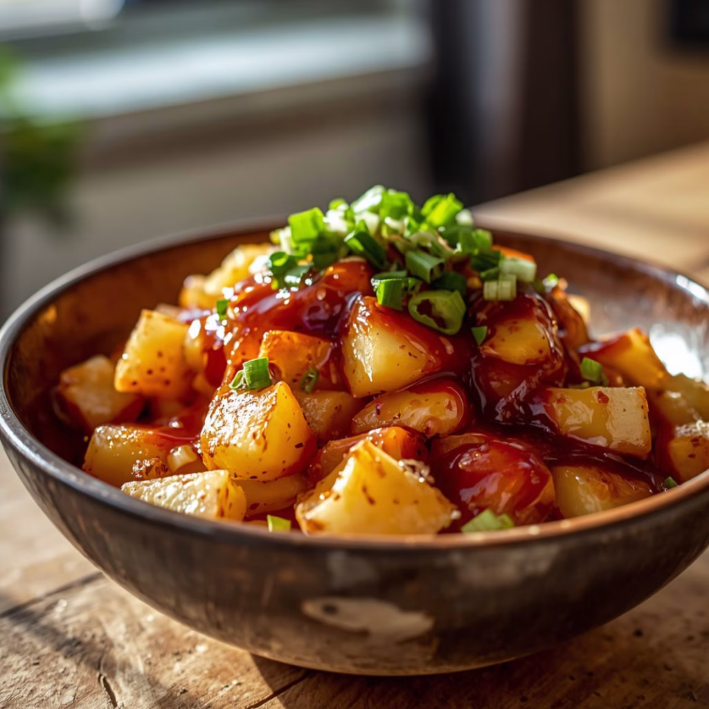 Cozy Crispy Gochujang Potato Salad Recipe